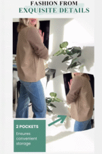 Alesia - Stylish Casual Button Blazer - Image 3