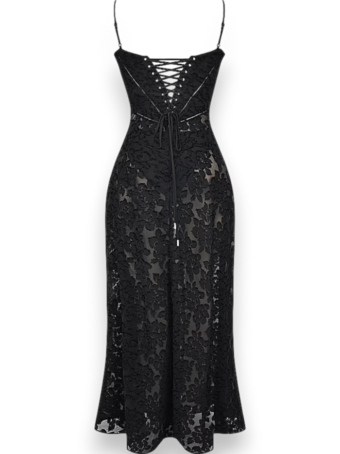 Amara Blossom Purple Floral Vintage Gown - Image 11