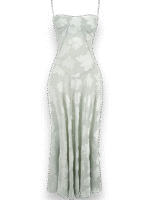 Amara Blossom Green Floral Vintage Gown - Image 5