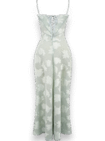 Amara Blossom Black Floral Vintage Gown - Image 11
