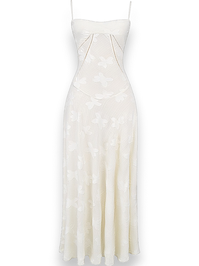 Amara Blossom Black Floral Vintage Gown - Image 6
