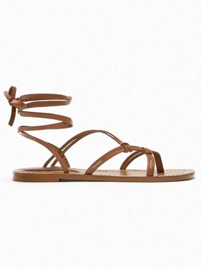 Alita Lace-Up Roman Sandals - Image 1