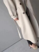 Amalia Long Wool Coat - Image 2