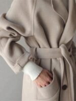 Amalia Long Wool Coat - Image 3