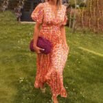 Alexa - Classic V-Neck Floral Print Dress - Image 3